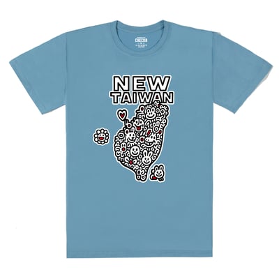 藝術塗鴉台灣Ｔ恤｜笑容與愛心構成的寶島能量9
