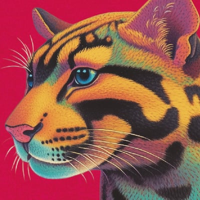 clouded leopard雲豹T恤1