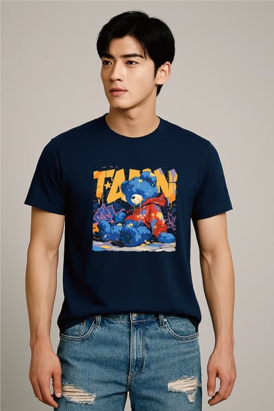 塗鴉泰迪熊T恤｜藝術家設計款2