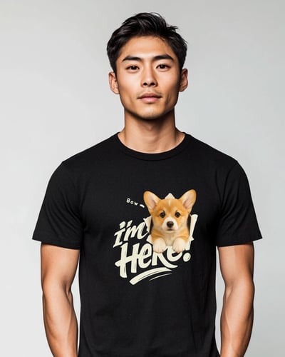 【洞洞犬】Bow~威爾斯柯基犬Ｔ恤3