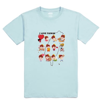 小八將愛台灣T恤(LOVE TW t-shirt)1
