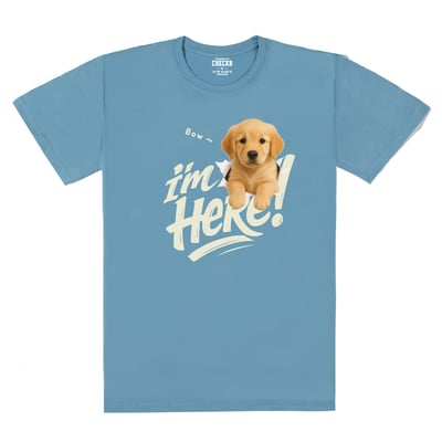 【洞洞犬】Bow~黃金獵犬Ｔ恤6