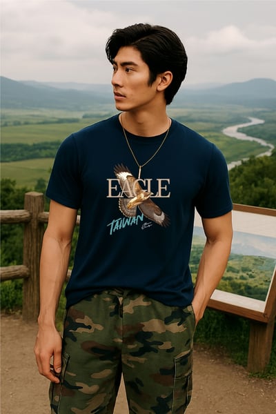 灰面鵟鷹T恤｜台灣猛禽生態潮T｜滿州限定設計款4