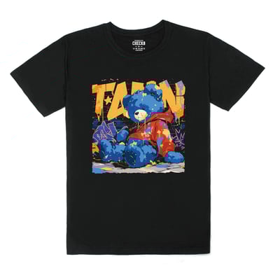 塗鴉泰迪熊T恤｜藝術家設計款1