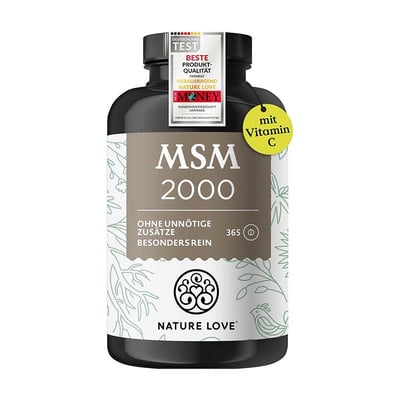 Nature Love 軟骨素MSM 純素 錠狀 365粒1