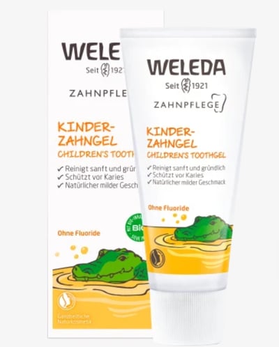 Weleda  兒童無氟牙膏凝膠1