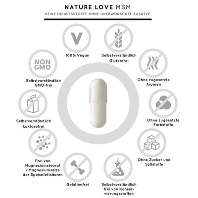 Nature Love 軟骨素MSM 純素 錠狀 365粒3