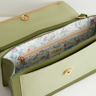 Fable England 翠鳥刺繡斜背包4