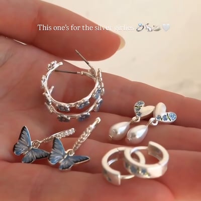 Fable England 勿忘我小耳圈1