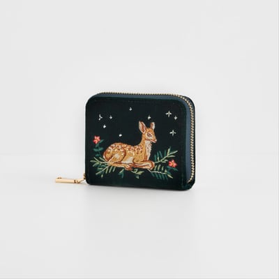 Fable England 小鹿刺繡小短夾3