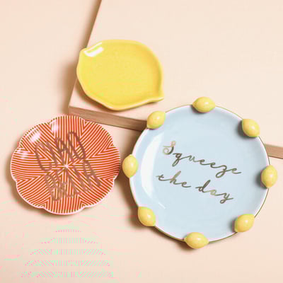 Lisa Angel 夏日檸檬飾品盤1