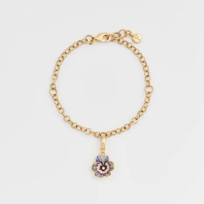 Fable England 三色堇珍珠手鍊1