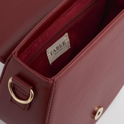 Fable England 奔跑兔刺繡馬鞍包7