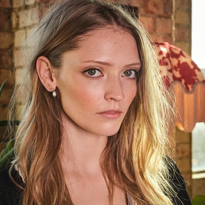 Fable England 扶桑花珍珠耳環6