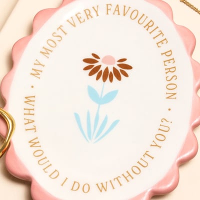 Lisa Angel 花朵粉邊飾品盤2