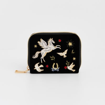 Fable England 星夜刺繡小短夾1