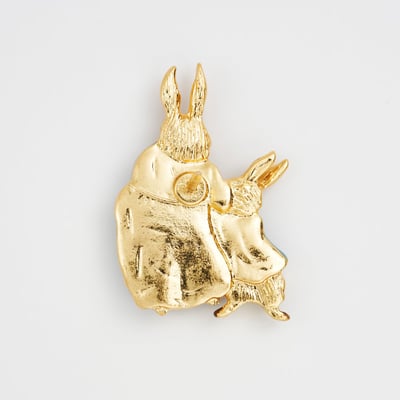 Fable England 兔媽媽胸針3