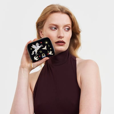 Fable England 星夜刺繡小短夾2