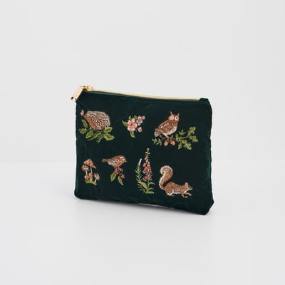 Fable England 森林刺繡收納包3