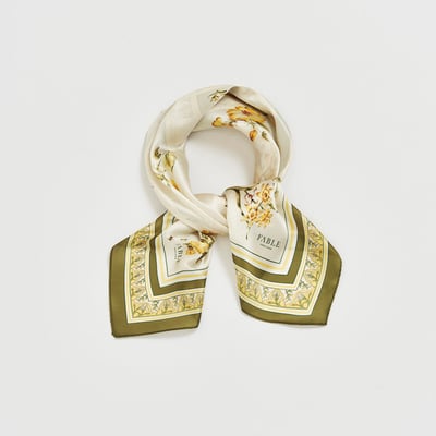 Fable England 復古花卉方巾1