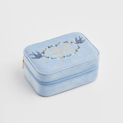 Fable England 勿忘我刺繡飾品盒2