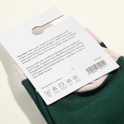 Kosi 貓頭鷹觸感襪3