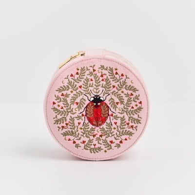 Fable England 瓢蟲刺繡飾品盒1