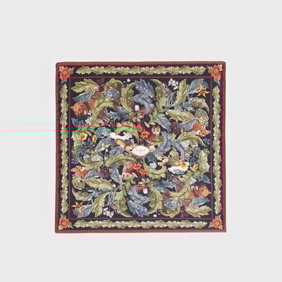 Fable England 冬季綠影絲巾3