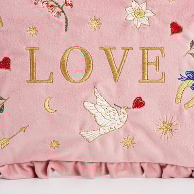 Fable England 愛心刺繡收納包5