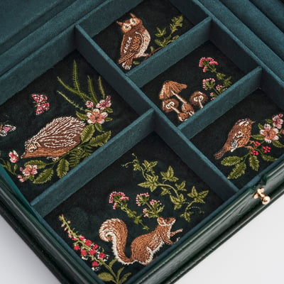 Fable England 森林刺繡飾品盒2