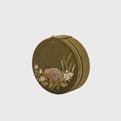 Fable England 刺蝟刺繡飾品盒5