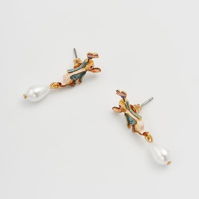 Fable England 彼得兔珍珠耳環2