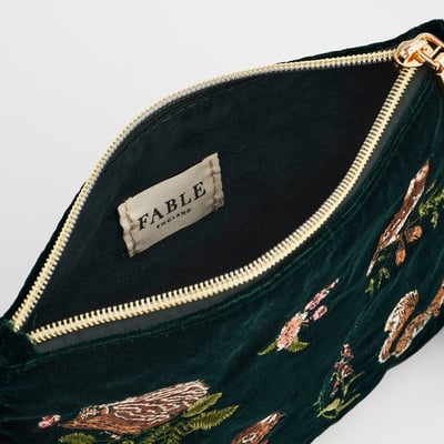 Fable England 森林刺繡收納包5
