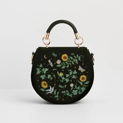 Fable England 向日葵刺繡馬鞍包2
