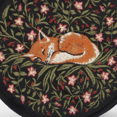 Fable England 夜影狐狸刺繡飾品盒3