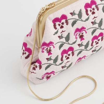 Fable England 復古刺繡珠扣包4