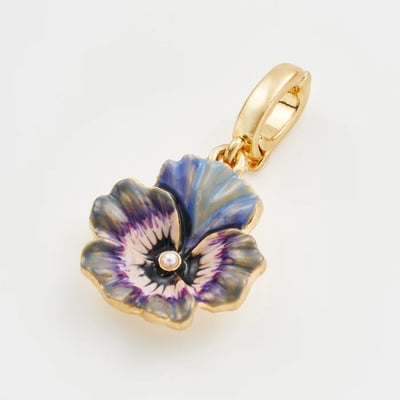 Fable England 三色堇珍珠墜飾2