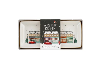 CGB 冬季小鎮飾品盤4