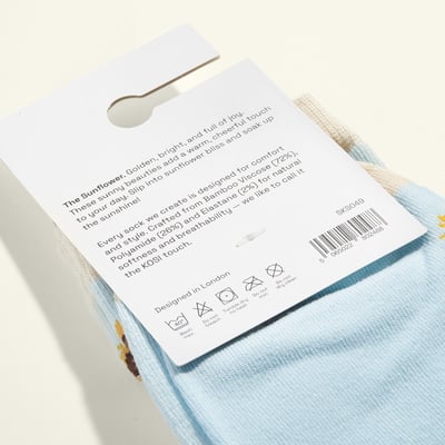 Kosi 向日葵觸感襪3