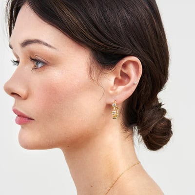 Fable England 花藤C形耳環2