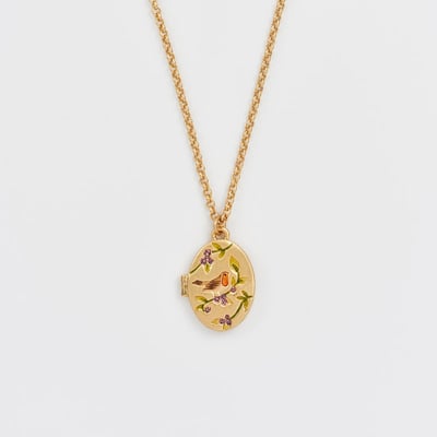 Fable England 知更鳥相片項鍊4