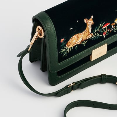 Fable England 小鹿刺繡斜背包7