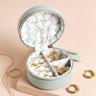 Lisa Angel 薄荷絎縫飾品盒2