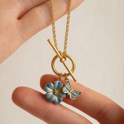 Fable England 勿忘我OT項鍊2