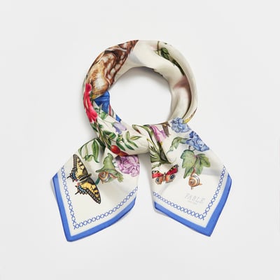 Fable England 小鹿物語絲質絲巾4