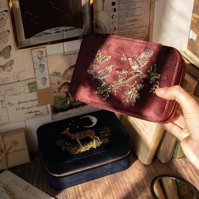 Fable England 知更鳥刺繡飾品盒1