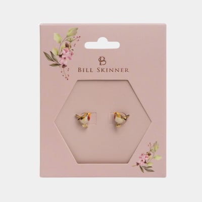 Bill Skinner 知更鳥耳環2