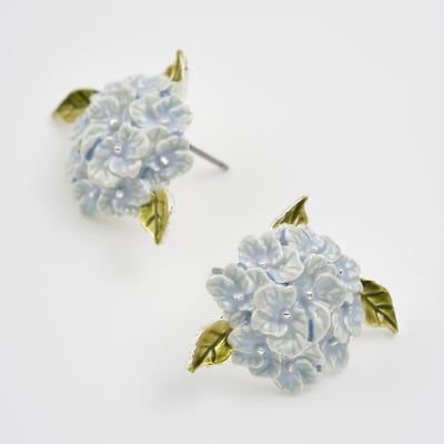 Fable England 繡球花耳環3