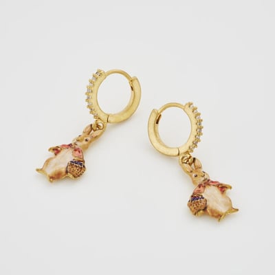 Fable England 棉尾兔耳環3