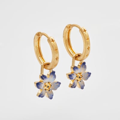 Fable England 夜影花月耳圈耳環3